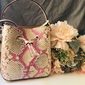 Kate Spade smal bucket Eva snake